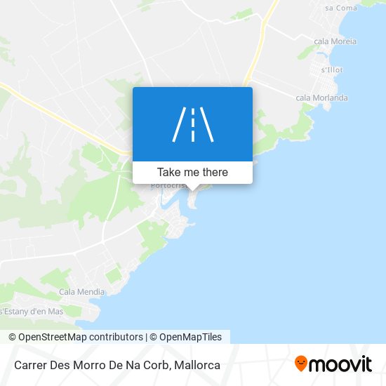mapa Carrer Des Morro De Na Corb