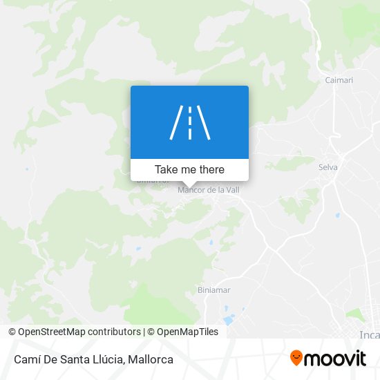 Camí De Santa Llúcia map