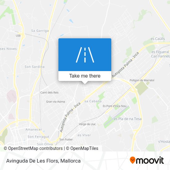 Avinguda De Les Flors map