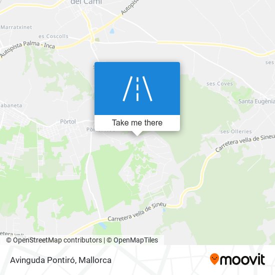 Avinguda Pontiró map