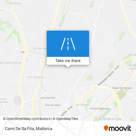 Camí De Sa Fita map