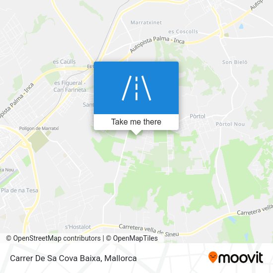 Carrer De Sa Cova Baixa map