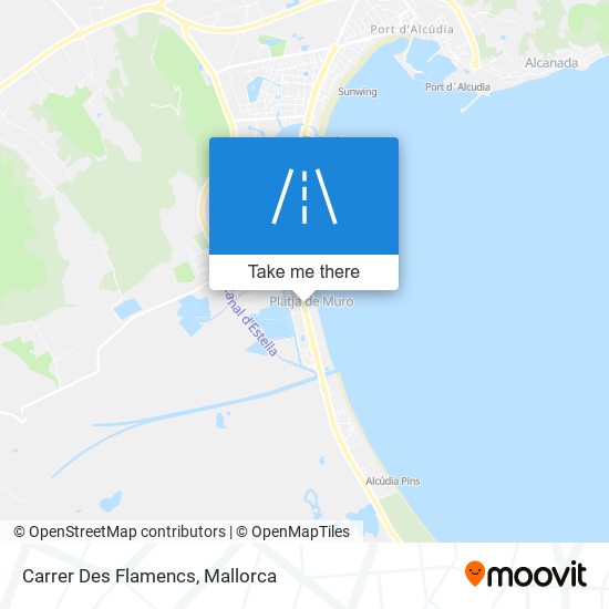 mapa Carrer Des Flamencs