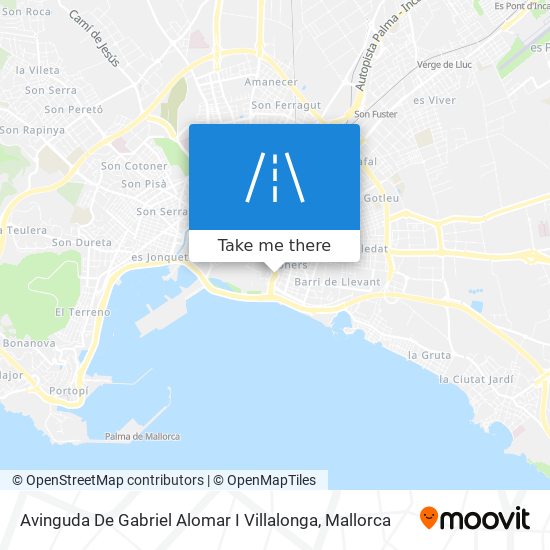 Avinguda De Gabriel Alomar I Villalonga map