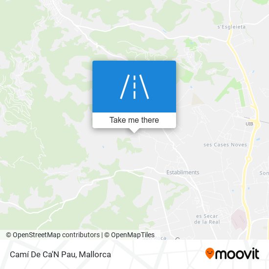 Camí De Ca'N Pau map