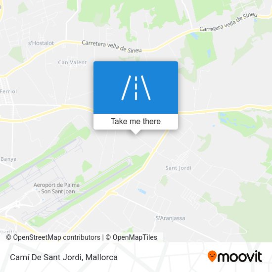 Camí De Sant Jordi map
