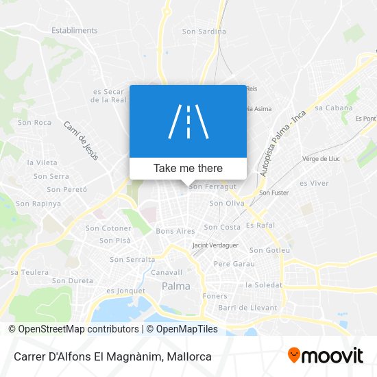 Carrer D'Alfons El Magnànim map