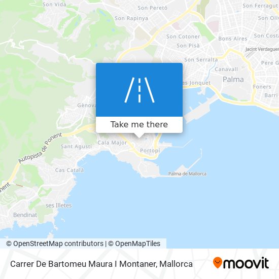 mapa Carrer De Bartomeu Maura I Montaner