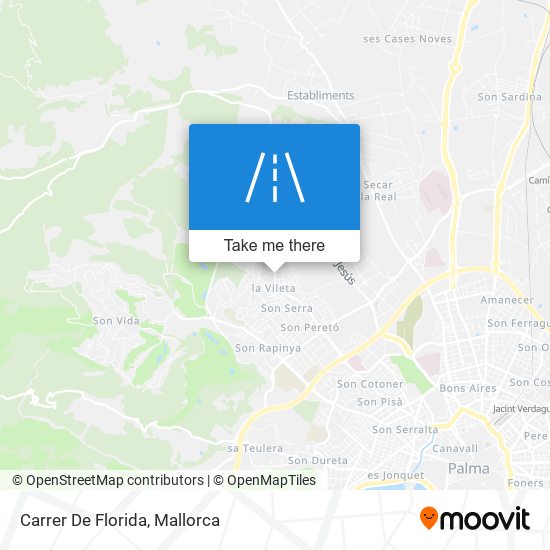 mapa Carrer De Florida