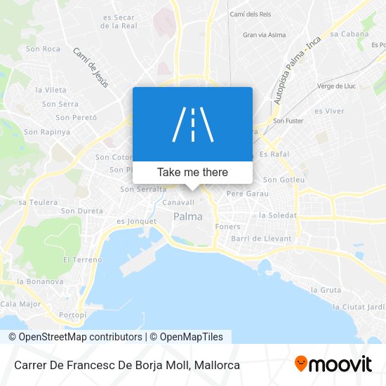 Carrer De Francesc De Borja Moll map