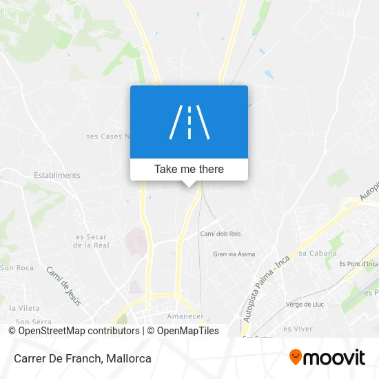 Carrer De Franch map