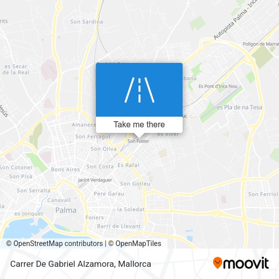 Carrer De Gabriel Alzamora map