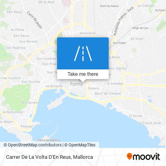 Carrer De La Volta D'En Reus map