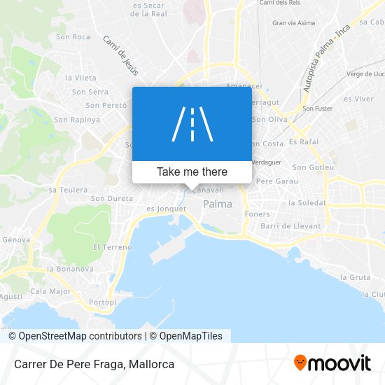 Carrer De Pere Fraga map