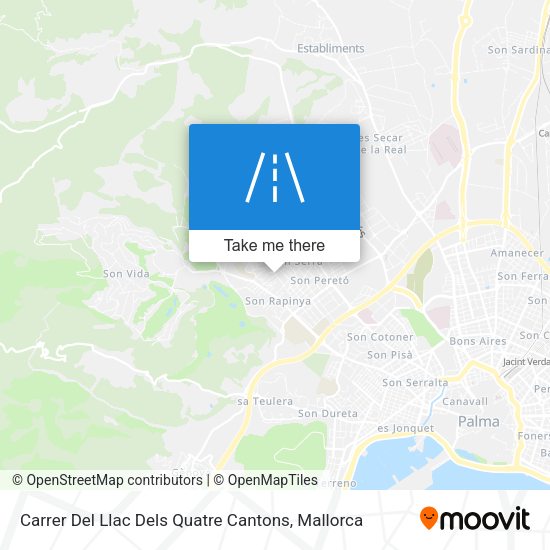 Carrer Del Llac Dels Quatre Cantons map