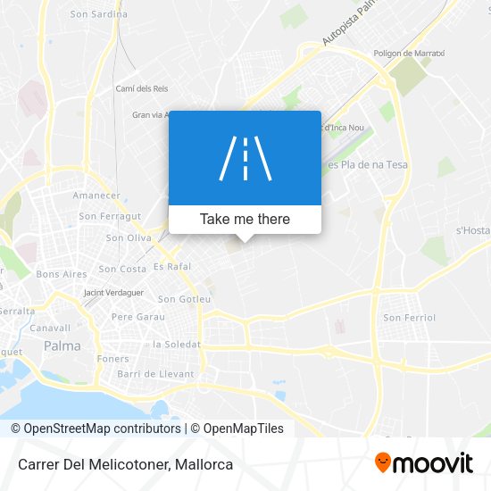 Carrer Del Melicotoner map