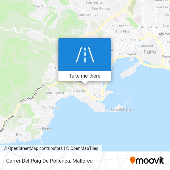 Carrer Del Puig De Pollença map