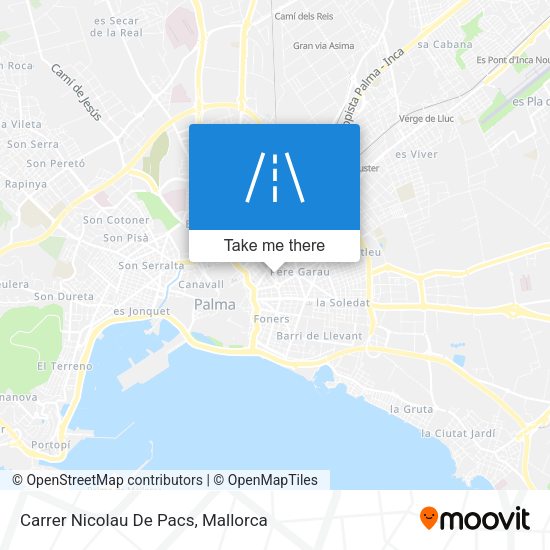 Carrer Nicolau De Pacs map