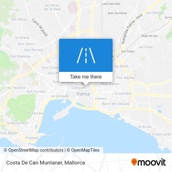 Costa De Can Muntaner map