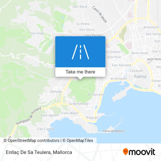 Enllaç De Sa Teulera map