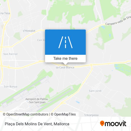 Plaça Dels Molins De Vent map