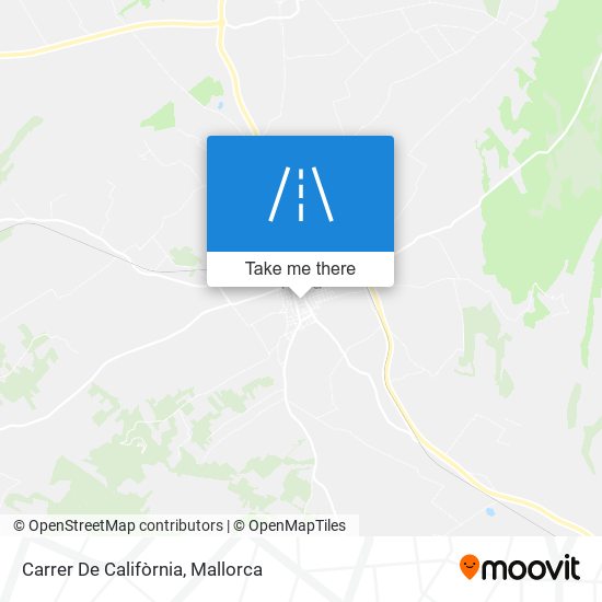 mapa Carrer De Califòrnia