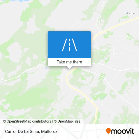 Carrer De La Sínia map