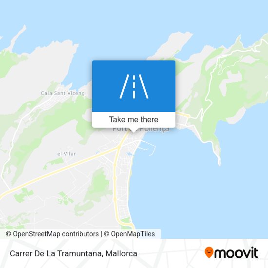 Carrer De La Tramuntana map