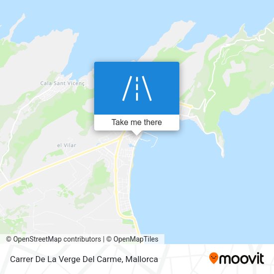 Carrer De La Verge Del Carme map