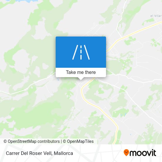 Carrer Del Roser Vell map