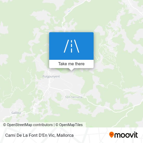 Camí De La Font D'En Vic map