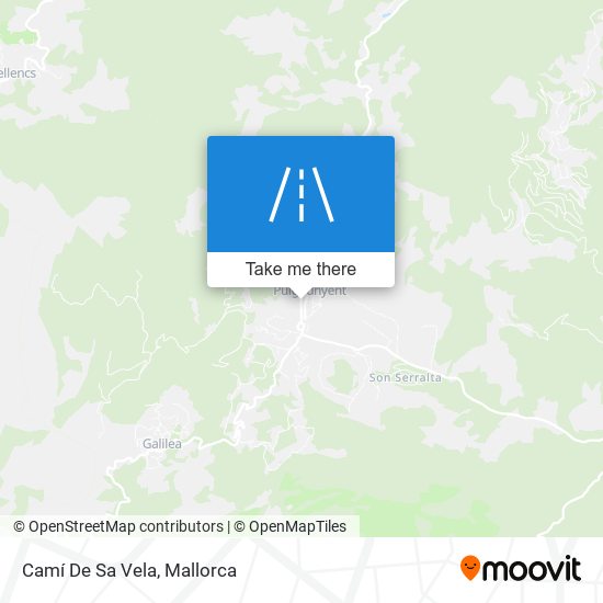 mapa Camí De Sa Vela