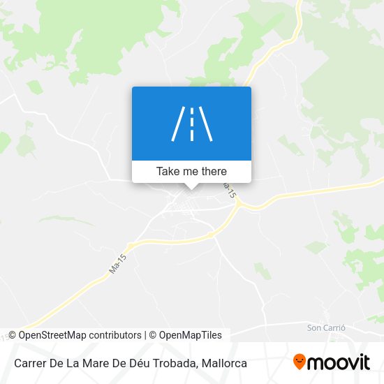 Carrer De La Mare De Déu Trobada map