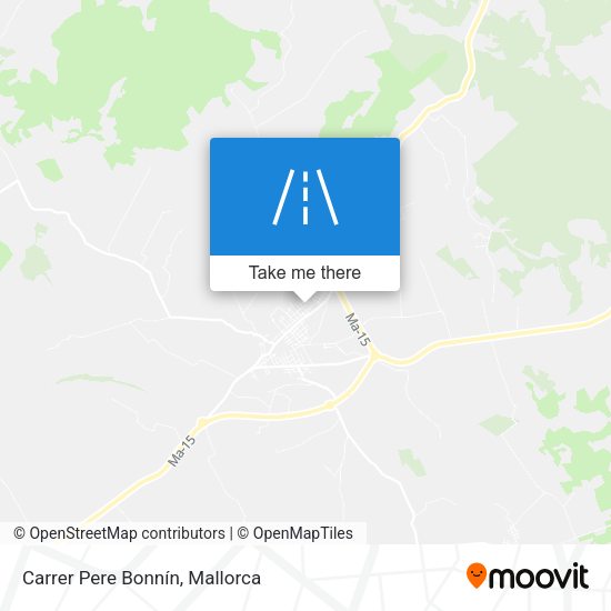 Carrer Pere Bonnín map