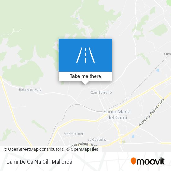 Camí De Ca Na Cili map