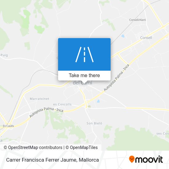 Carrer Francisca Ferrer Jaume map