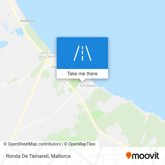 Ronda De Tamarell map