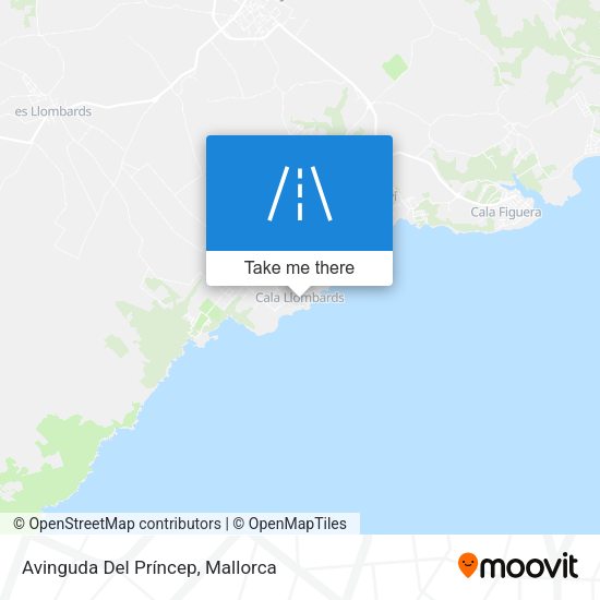 Avinguda Del Príncep map