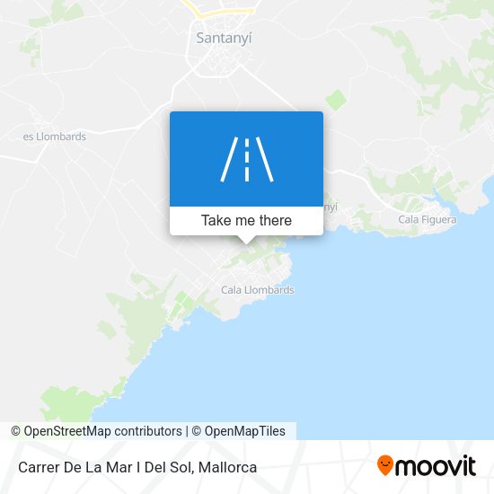 Carrer De La Mar I Del Sol map