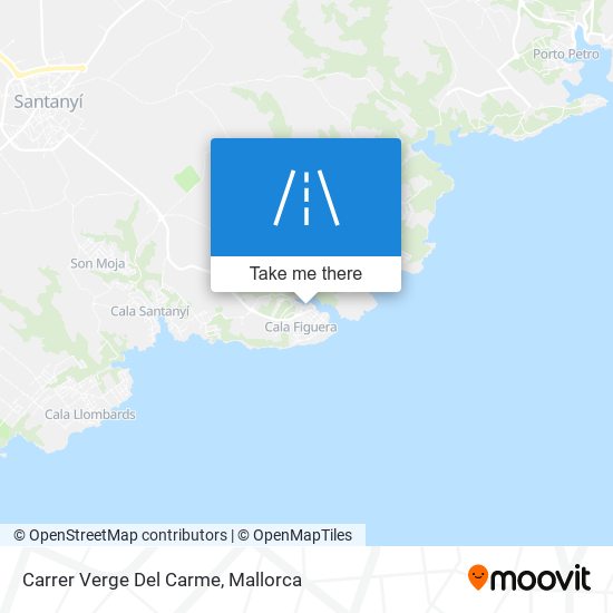 mapa Carrer Verge Del Carme