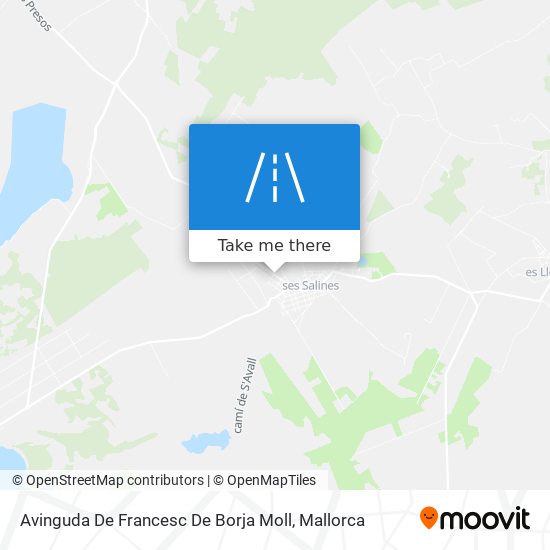 mapa Avinguda De Francesc De Borja Moll