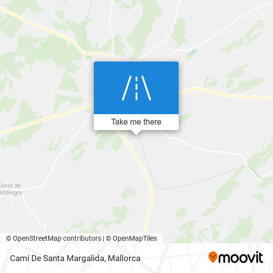 mapa Camí De Santa Margalida