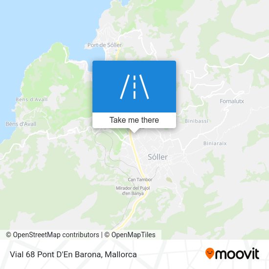 Vial 68 Pont D'En Barona map