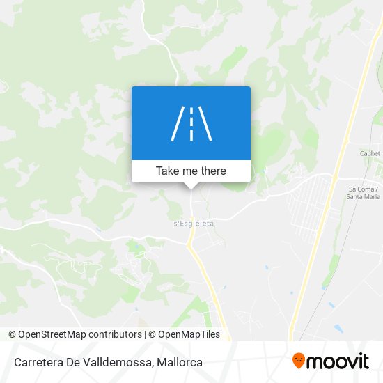 Carretera De Valldemossa map