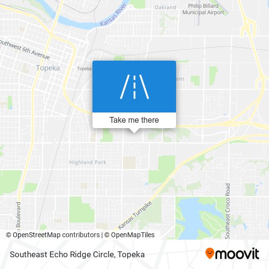 Southeast Echo Ridge Circle map