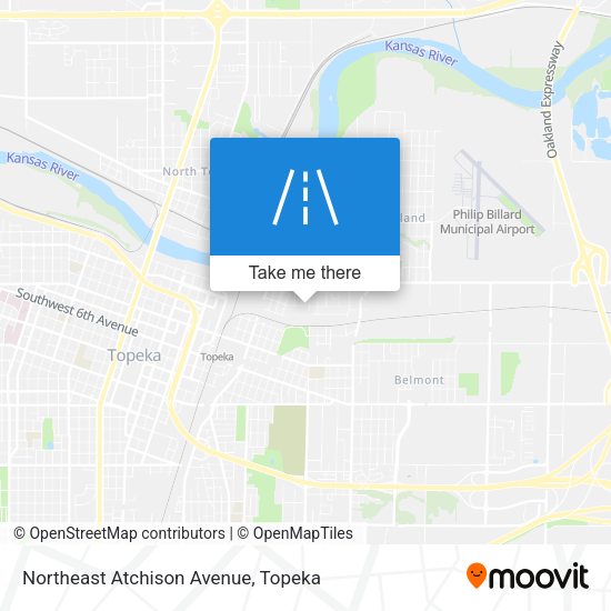 Northeast Atchison Avenue map