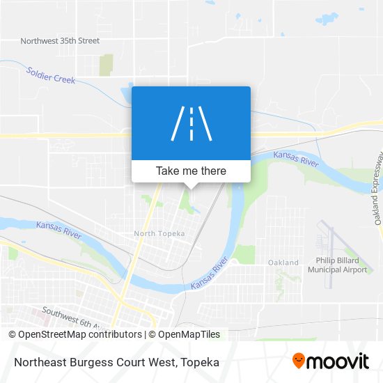 Mapa de Northeast Burgess Court West