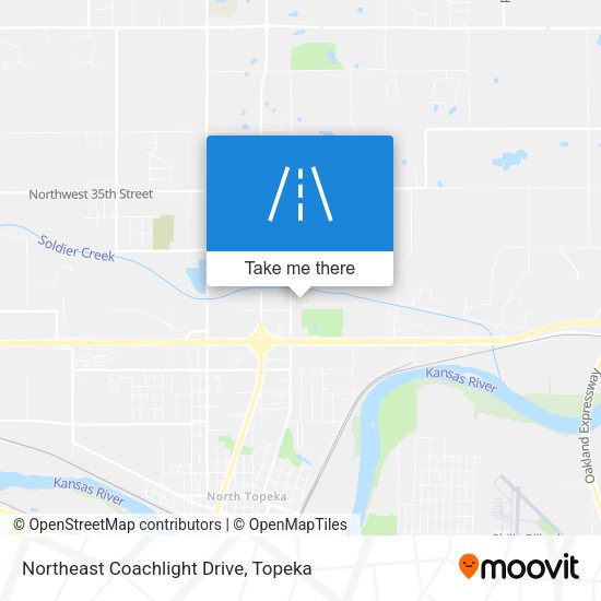 Northeast Coachlight Drive map