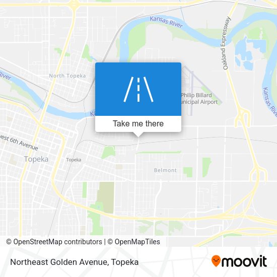 Mapa de Northeast Golden Avenue