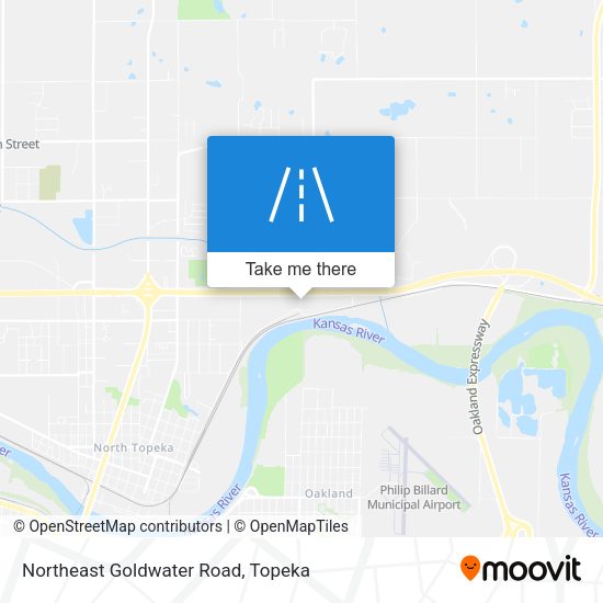 Northeast Goldwater Road map
